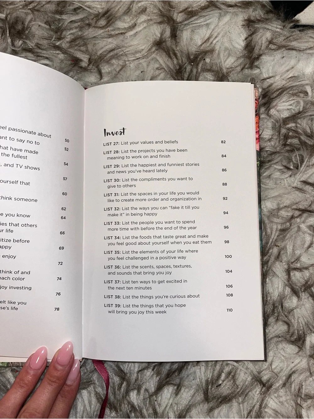 52 Lists for Happiness Floral Journal - Pink & Burgundy